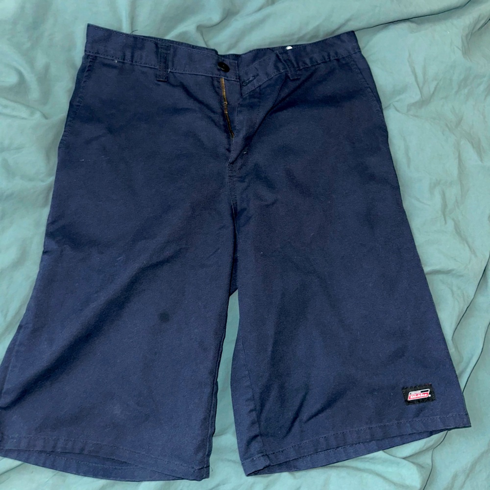genuine navy blue vintage skater fit dickie’s shorts
